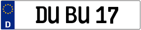 Truck License Plate